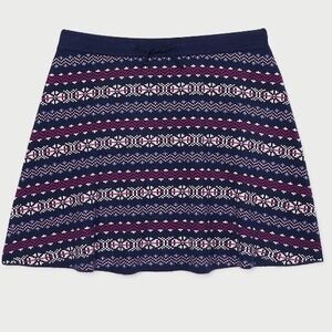 Free Assembly Girls Sweater Knit Flare Skirt XXL 18 New with Tags Pageant Blue